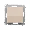 "Light" button (module) 10A 230V cream quick connectors