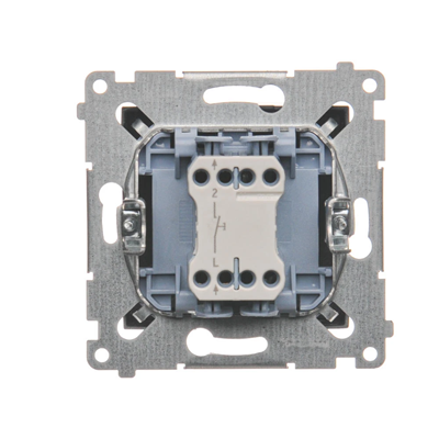 "Light" button (module) 10A 230V quick connectors anthracite (metallic)