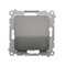 "Light" button (module) 10A 230V quick connectors anthracite (metallic)