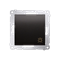 "Light" button (module) 10A 230V quick connectors anthracite (metallic)