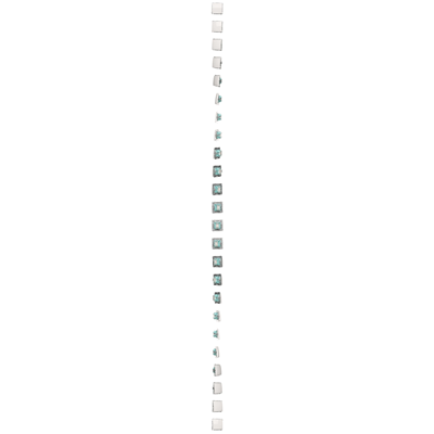 Light button (module) 10A 250V white screw terminals