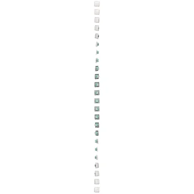 Light button (module) 10A 250V white screw terminals