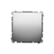 "Light" button (module) 230V, metallic satin