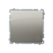 "Light" button (module) 230V, metallic satin