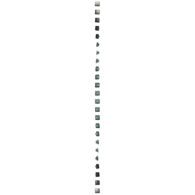 "Light" button (module) 230V, metallic stainless steel