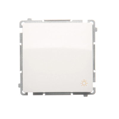 "Light" button (module) 230V, white