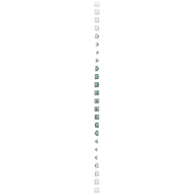 "Light" button (module) 230V, white