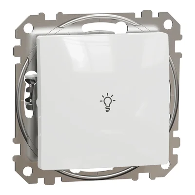 Light button, Sedna Design & Elements, white