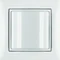Light indicator with frame S.1 matt white