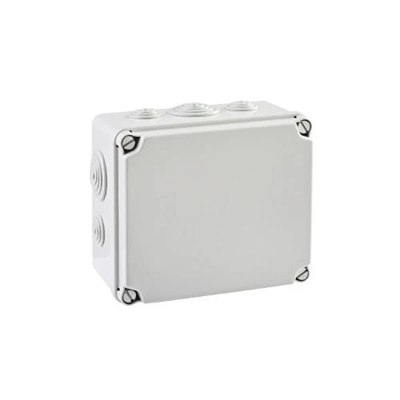 LIGHT Installation box 10 glands, full cover 175x151x95mm