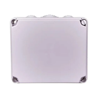 LIGHT Installation box 10 glands, full cover 175x151x95mm