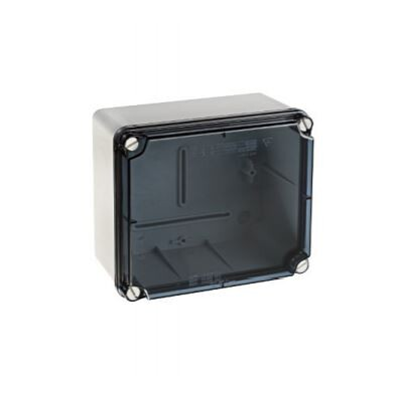 LIGHT Installation box smooth transparent cover 175x151x95mm