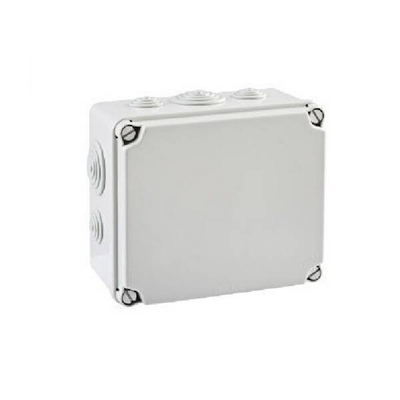 LIGHT Installation box with 10 knockouts, full cover 175x151x155mm