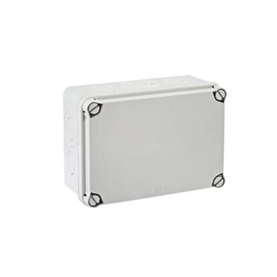 LIGHT Installation box with 10 knockouts, full cover 175x151x95mm