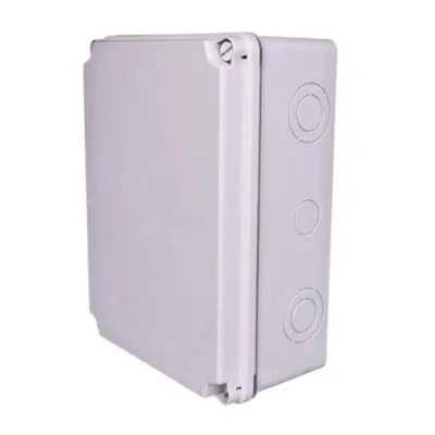 LIGHT Installation box with 10 knockouts, full cover 241x180x95mm