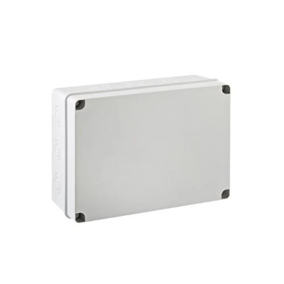 LIGHT Installation box with 12 knockouts, full cover 328x239x129mm