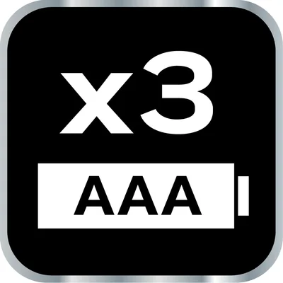 Ліхтарик на батарейках 200 лм, зум, IPX7, 3 x AAA