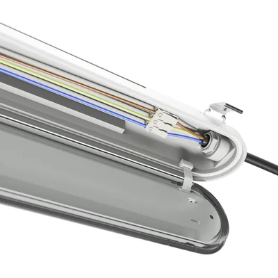 LIMEA GIGANT PRO HERMETYK 600 mm 21 W/12 W NW 230 V 120 A 120 A indice de protection IP66 IK10 600 x 80 x 68 mm 5 ans filetage