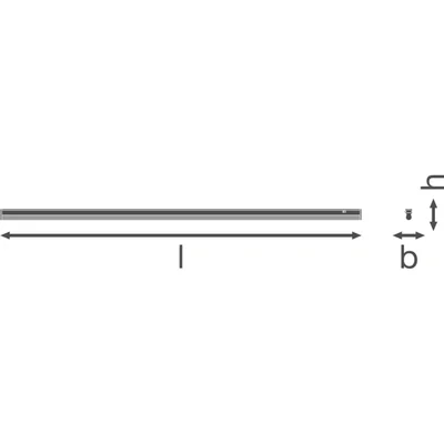LINEAR COMPACT SWITCH Linear luminaire 14W 1500lm 4000K IP20 NW white