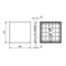 LINEAR PANEL Oprawa wstropowa 38W 3400lm 4000K RC065B LED34S/840 PSU W60L60 NOC NW
