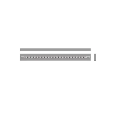 LINEÁRNÍ DĚLENÉ SVÍTIDLO PRO PŘÍMÉ/NEPŘÍMÉ SVĚTLO 1200 PS 1200 P 55W 940 PS ČERNÉ