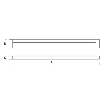 LINEÁRNÍ LED MODUL DO SKŘÍNĚ SMD 3,3W 12V 300mm WW bodový dotyk