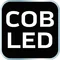 Linterna a pilas (3 pilas AA, 200 lm, LED COB)