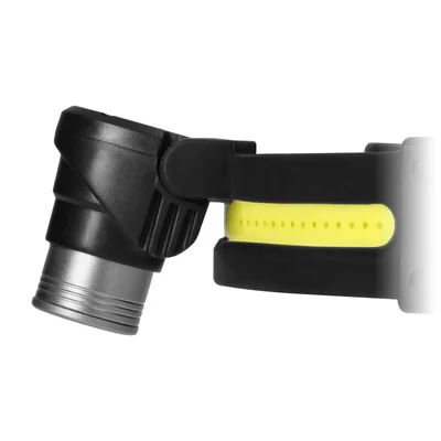 Linterna frontal LED COB + CREE con batería de 1200 mAh