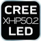 Linterna frontal recargable/alimentada por batería con USB, 2000 lm, LED CREE XHP50.2