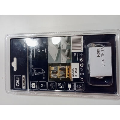 Lisa USB cabinet lamp with sensor white