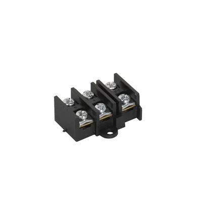 Listwa odgałęźna 3-torowa (3x4) z zaciskami 1-4mm2 400V czarny