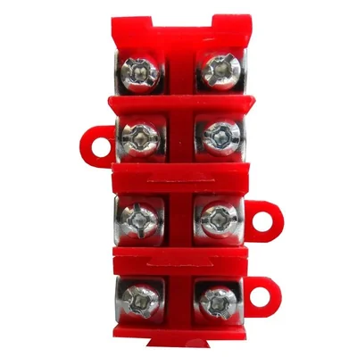 Listwa zaciskowa 4x4mm2 czerwona