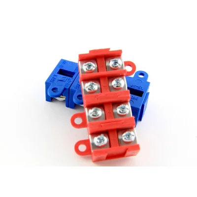 Listwa zaciskowa 4x4mm2 czerwony 50 szt.