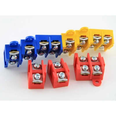 Listwa zaciskowa 4x4mm2 czerwony 50 szt.