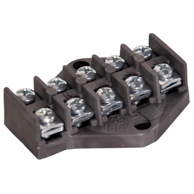 Listwa zaciskowa LZ 5x2,5mm2 400V romb czarny