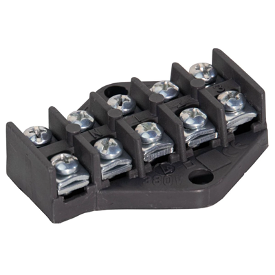 Listwa zaciskowa LZ 5x4mm2 400V romb czarny