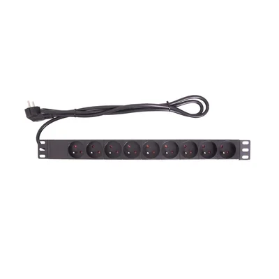 Listwa zasilająca 19" 9 x 230V