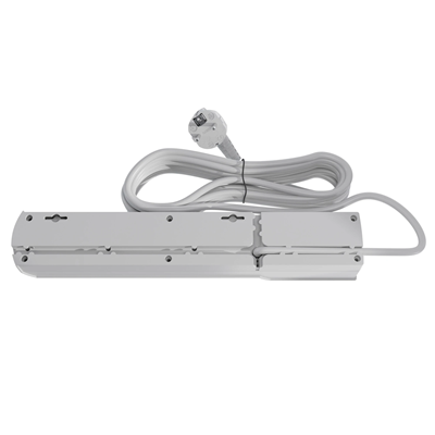 Listwa zasilająca z bezpiecznikiem i układem przeciwprzepięciowym professional 5 gniazd 2 porty USB długość 3m 10A 230V 2300W szary