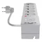 Listwa zasilająca z bezpiecznikiem i układem przeciwprzepięciowym professional 5 gniazd 2 porty USB długość 5m 10A 230V 2300W szary