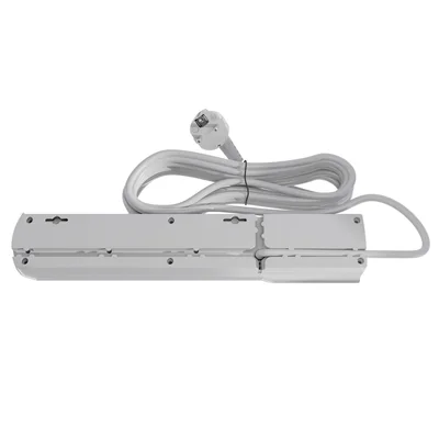 Listwa zasilająca z bezpiecznikiem i układem przeciwprzepięciowym professional 5 gniazd 2 porty USB długość 5m 10A 230V 2300W szary