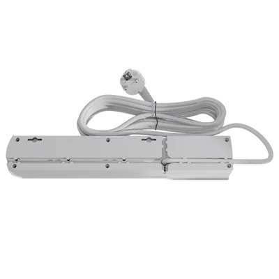 Listwa zasilająca z bezpiecznikiem i układem przeciwprzepięciowym professional 5 gniazd długość 1,5m 10A 230V 2300W szary