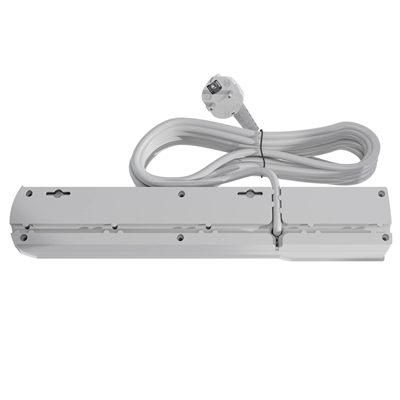 Listwa zasilająca z bezpiecznikiem i układem przeciwprzepięciowym professional 5 gniazd długość 1,5m 10A 230V 2300W szary