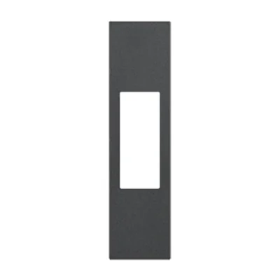 LIVING NOW - RJ11/45 PLATE - 1 MODULE - BLACK