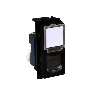 LIVING NOW - РОЗЕТКА RJ45 - UTP - КАТ. 6 - 1 МОДУЛЬ - ЧОРНИЙ
