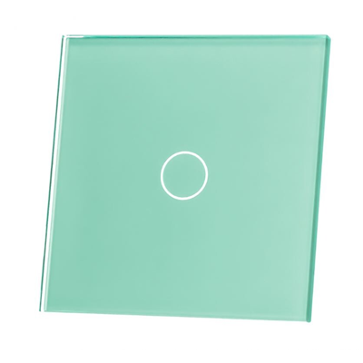 LIVOLO Einzelnes grünes Glas-Touchpanel