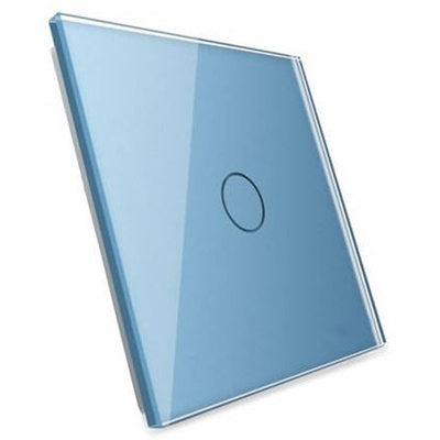 LIVOLO Single blue glass touch panel