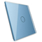 LIVOLO Single blue glass touch panel
