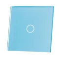 LIVOLO Single blue glass touch panel