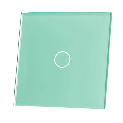 LIVOLO Single green glass touch panel