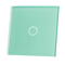 LIVOLO Single green glass touch panel